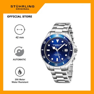 stuhrling regatta 792 automatic 42mm diver