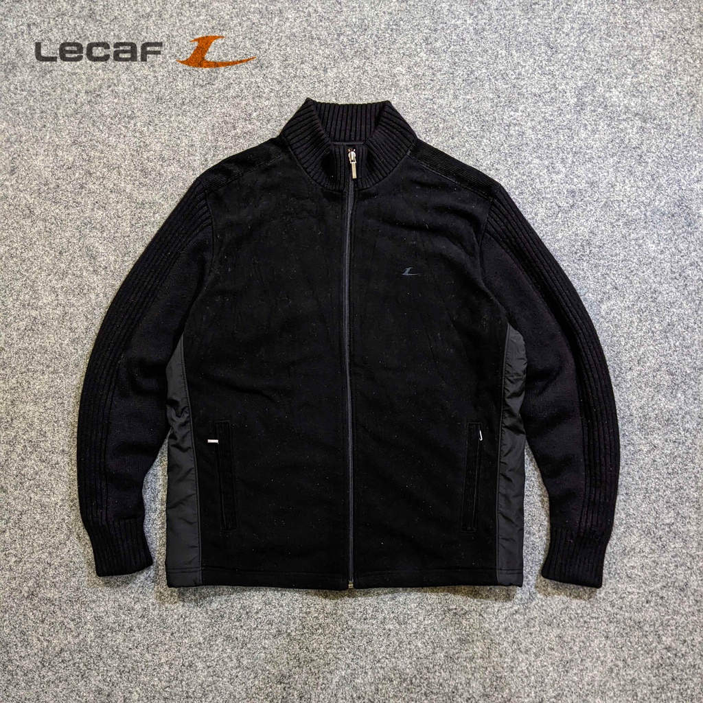 Lecaf Sport - Jaket Outdoor Pria Gunung Polar Rajut Hangat Tebal Winter Musim Dingin Second Bekas Or
