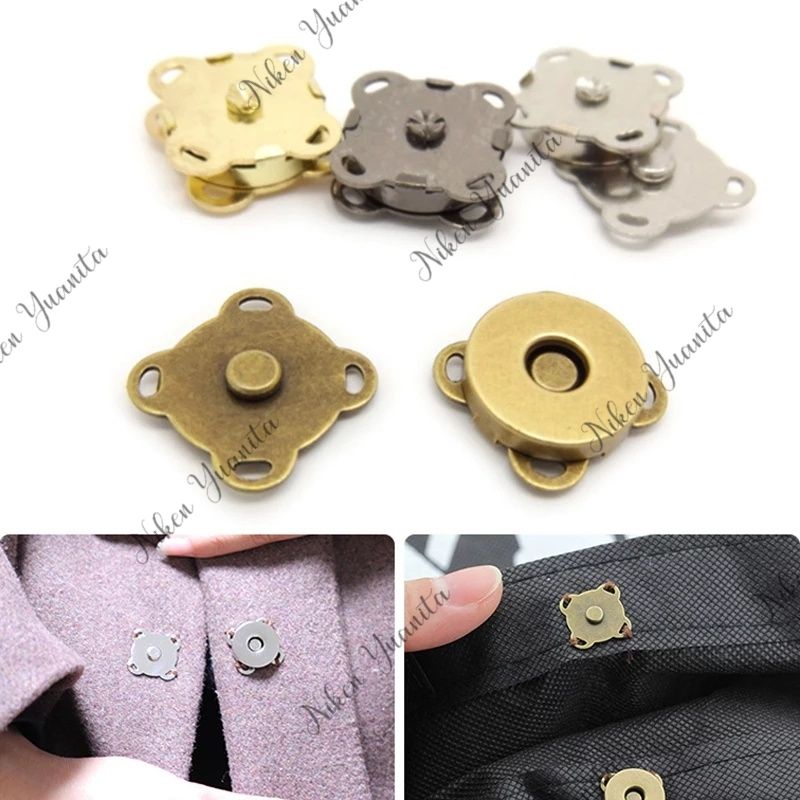 kancing magnet jahit PREMIUM IMPOR tas dompet aksesoris diy handmade fashion craft baju jelana