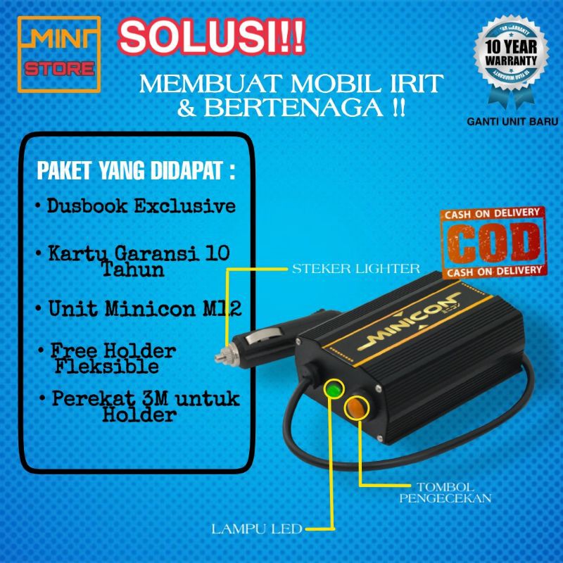 VOLT STABILIZER AKI ACCU MOBIL MINICON M12