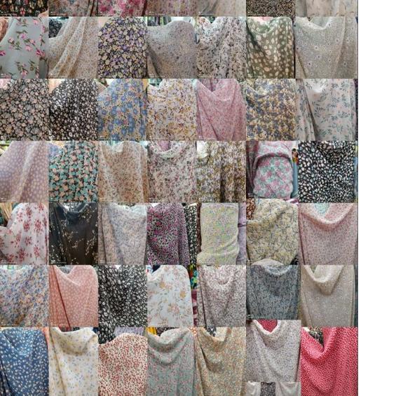 kain ceruty babydoll impor - kain ceruty babydoll  - kain ceruty impor - kain ceruty motif bunga kec