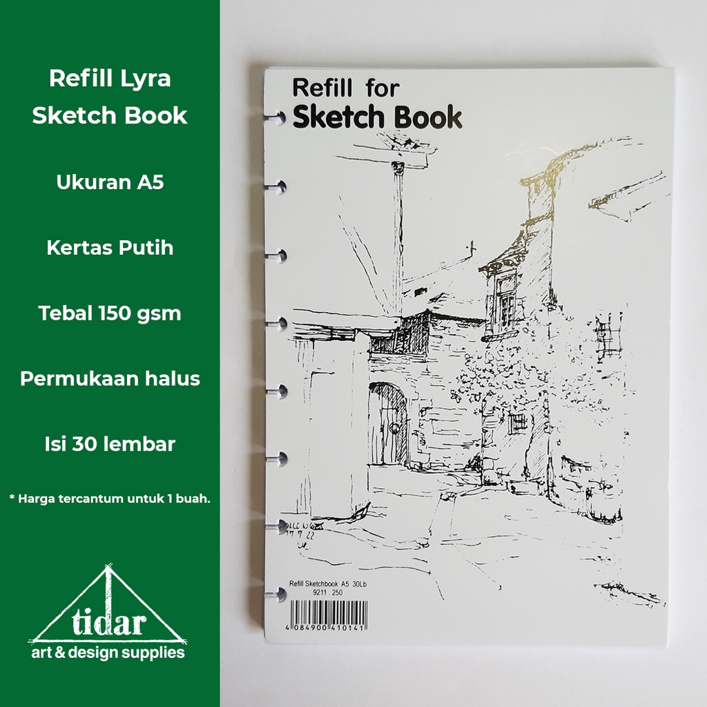 

Refill Lyra Sketchbook A5 - Refil Buku Gambar - Sketch / Drawing Book