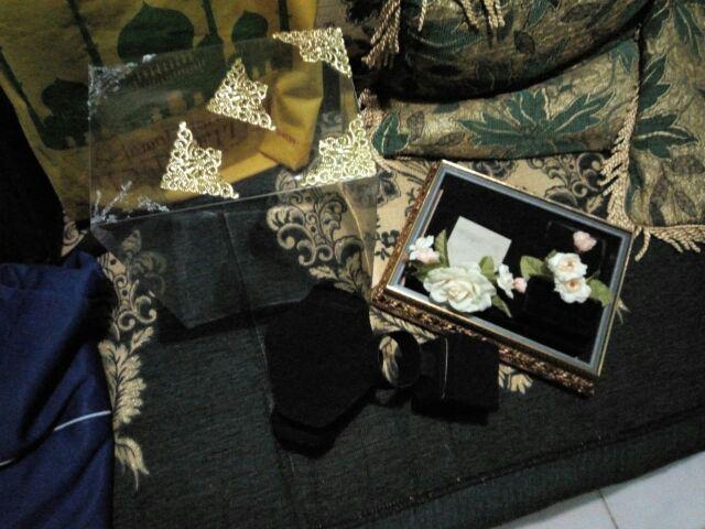 Kotak Perhiasan Cincin Kalung Gelang Jam Tangan Alas Frame Tutup Mika Seserahan Hantaran Pernikahan