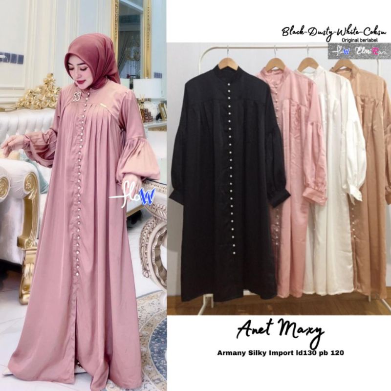 ANET MAXY BY ELMIRA FLOW (MAXY MUSLIMAH) Maxi dress muslimah modern rekomended