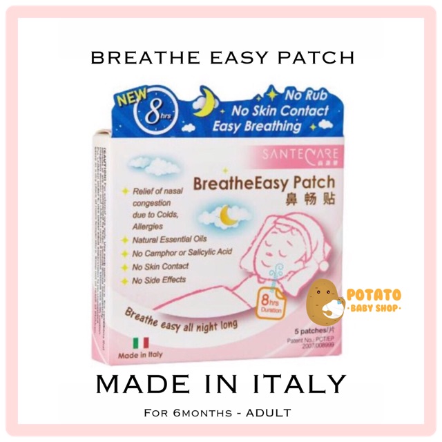 Sante Care - Breathe Easy Patch Koyo Pelega Nafas