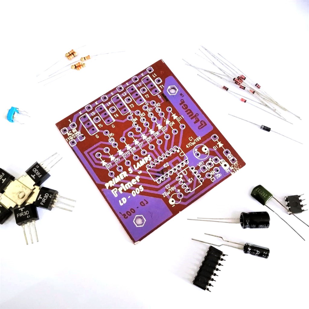PCB - PRIMER 5 LAMPS Tipe LD 005