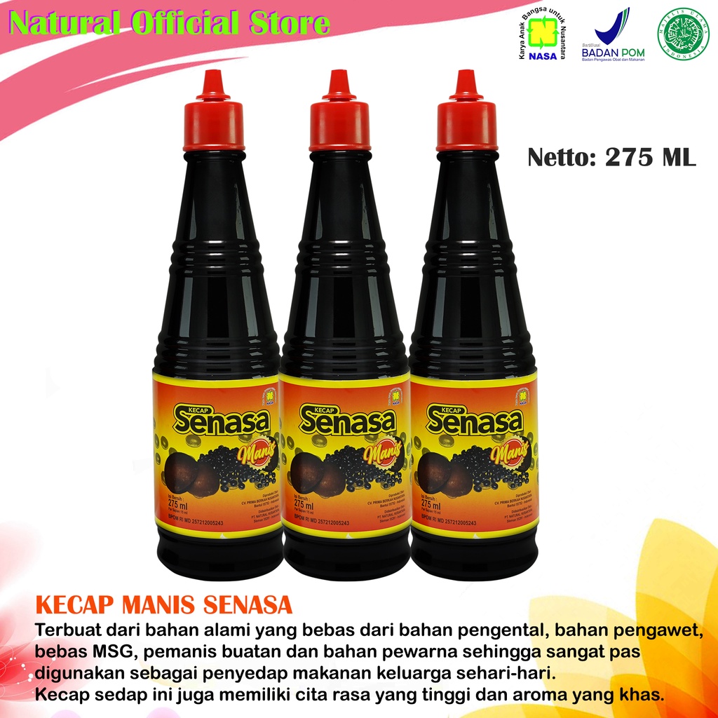 

KECAP MANIS SENASA TANPA MSG & PENGAWET