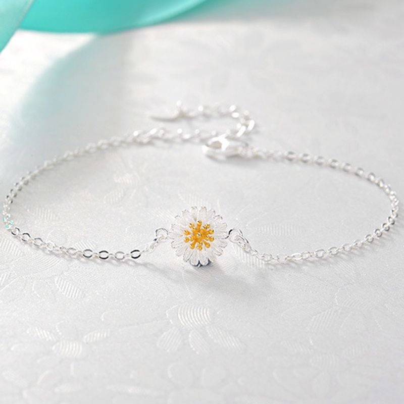 Gelang Tumpuk Bracelet Elegant Flower Bracelets For Women Ladies Wedding Jewelry Gift