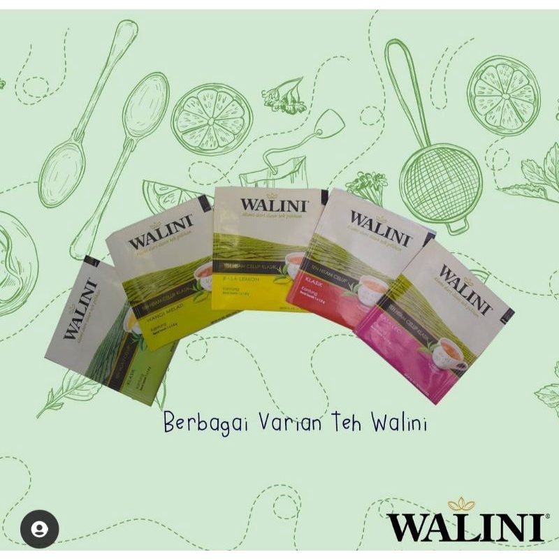 

TEH WALINI CELUP 25 AMPLOP MIX LECI LEMON JASMINE HIJAU BLACKCURRANT TEH PELANGSING PELUNTUR LEMAK