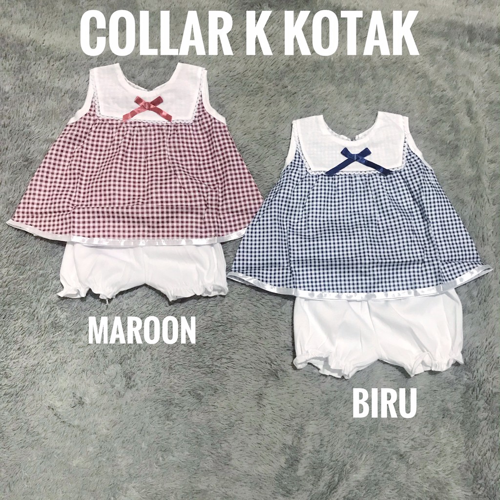 Dress + Celana Renda Bayi KATUN JEPANG
