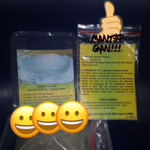 Pasta Pondasi Sarang Walet Asli /pondaai sarang walet/pancingan/ sarang palsu/ sarang walet imitasi