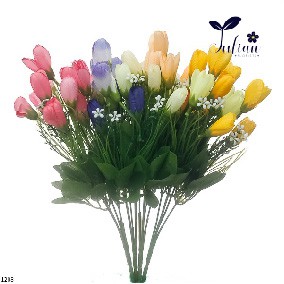 1208 Bunga Plastik Tulip/ Tulip Plastik/ Tulip/ Artificial Tulip/ Tulip Murah/ Tulip