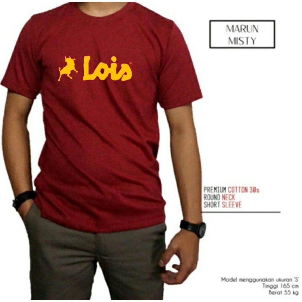 Kaos Lois Original Pria / Kaos Lois Pria Original Asli / Kaos Lois Pria / Kaos Lois Original Terbaru