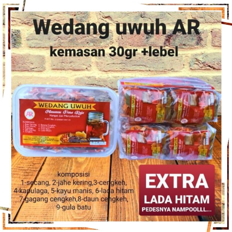 [GROSIR] WEDANG UWUH AR KEMASAN BESAR + CAP