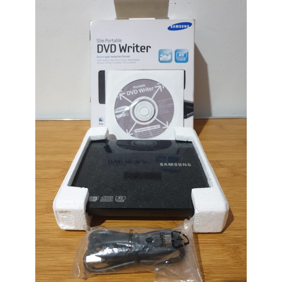 Jual SAMSUNG SLIM PORTABLE DVD WRITER SE208 (LIKE NEW) Shopee Indonesia