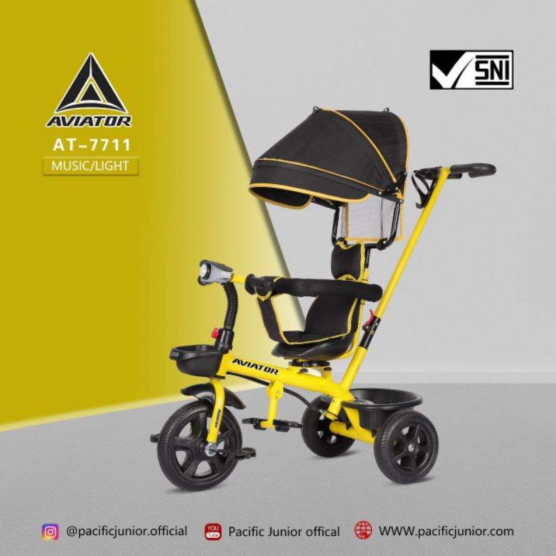 SEPEDA ANAK RODA TIGA TRICYCLE AVIATOR AT-7711