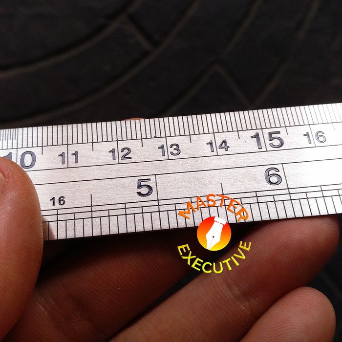 [Buah] Kenko 30 cm Penggaris Besi / Stainless Steel / Titanium / Anti Karat