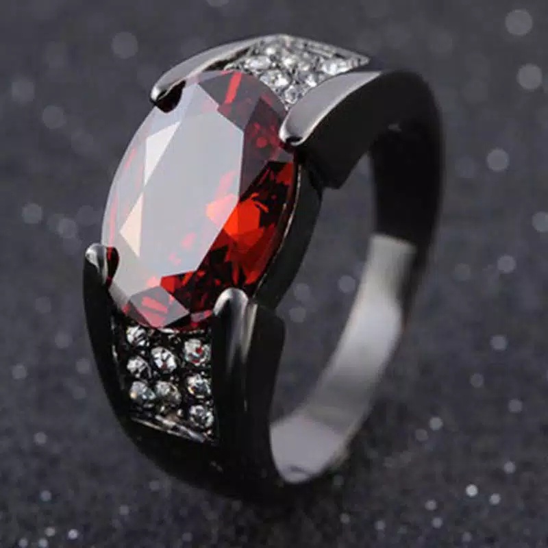 Cincin Black Diamond Pria Wanita