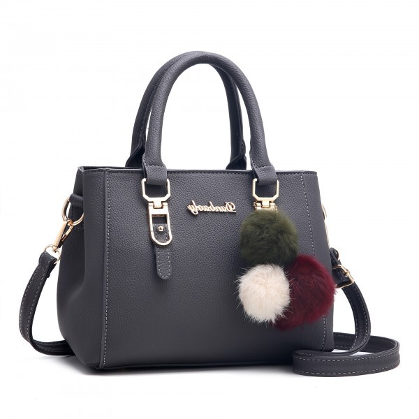 JX 131 - PQ11657 - TAS IMPORT CANTIK  + POMPOM - TAS BATAM GOOD QUALITY