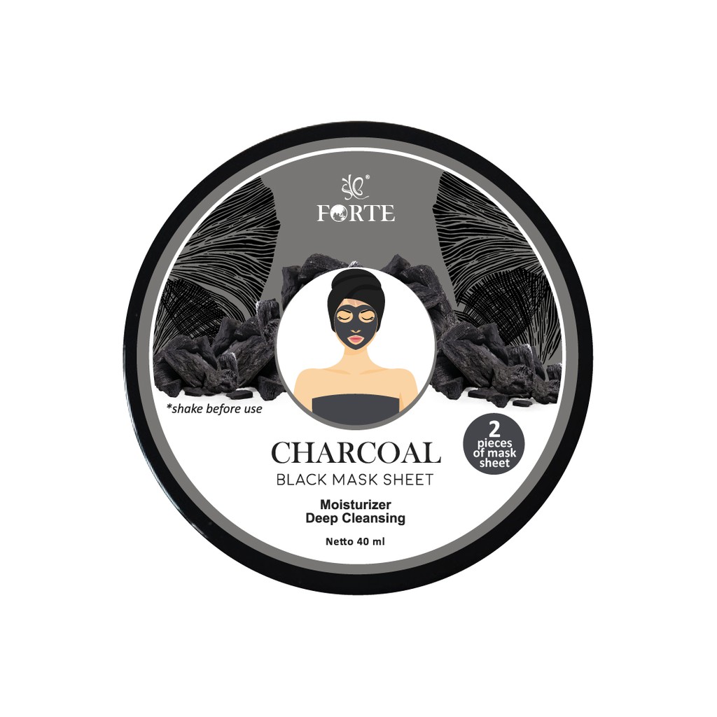 

SYB Forte Charcoal Black Mask Sheet