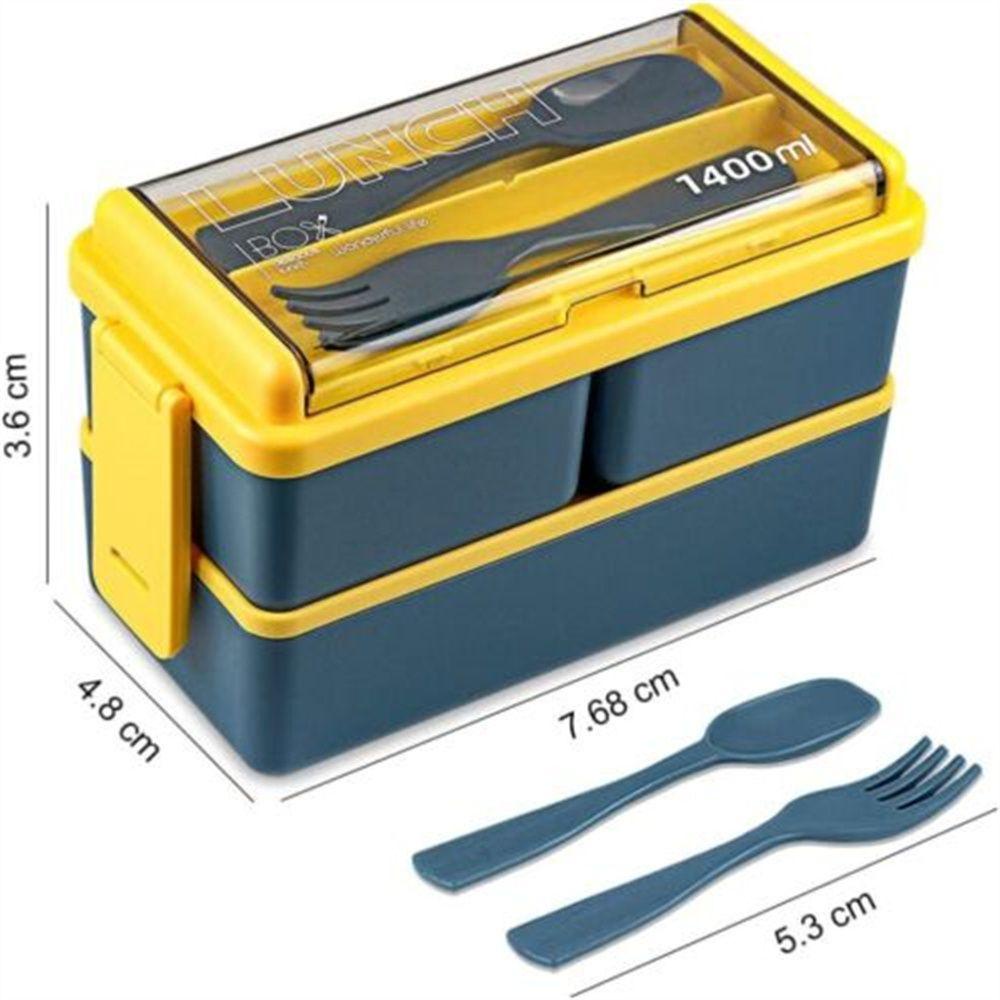 Preva Warmer Food Container Kotak Makan Anti Bocor Anak Dewasa 2lapis