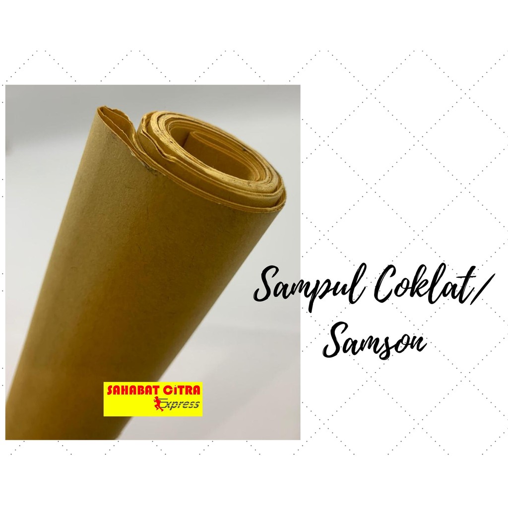 

SAMPUL COKLAT SAMSON 90CMX120CM PCS 咖啡纸