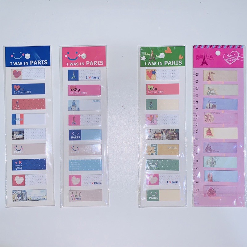 

Sticky Notes Label Post it Memo Tempel Paris Lucu