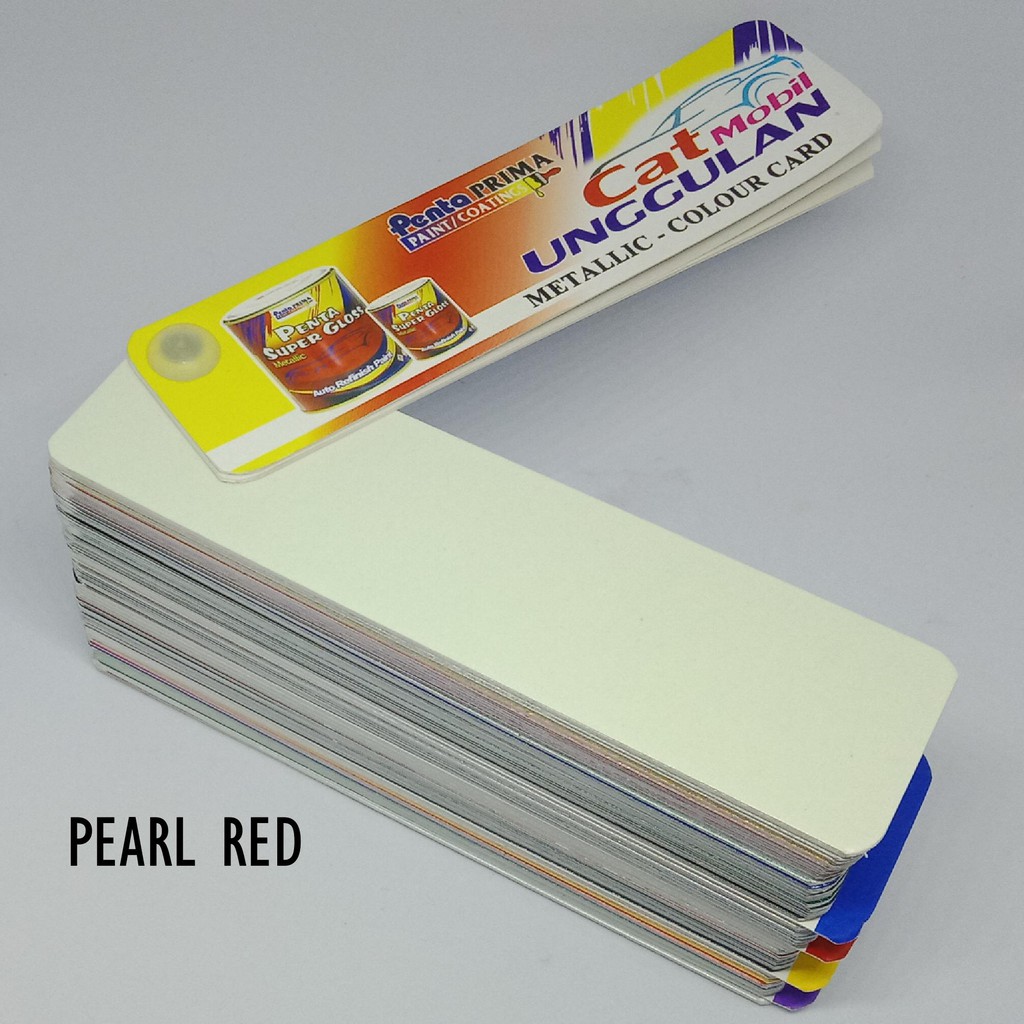 PENTA LEMBAYUNG MERAH 200 gram - penta pearl red - cat merah lembayung - cat penta super gloss