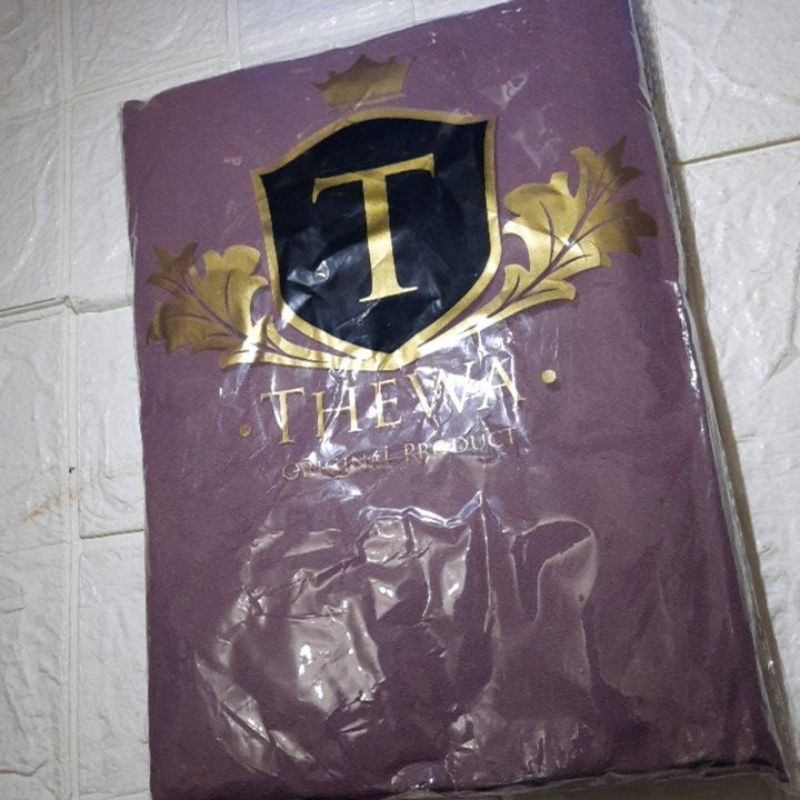 Thewa//khimar kenanga tali ori Thewa-Dusty ungu tua