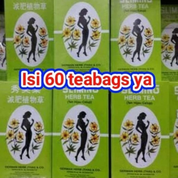 

Unik Sliming herb tea-teh herbal hijau pelangsing alami 50 teabags slimming Berkualitas