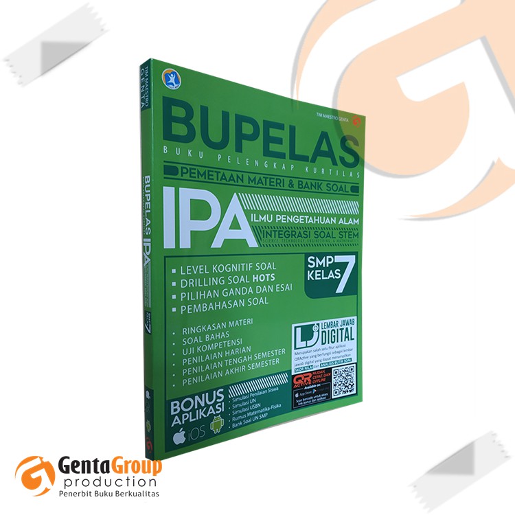 Buku Smp Bupelas Pemetaan Materi Bank Soal Ipa Smp Kelas 7 Genta Group Shopee Indonesia