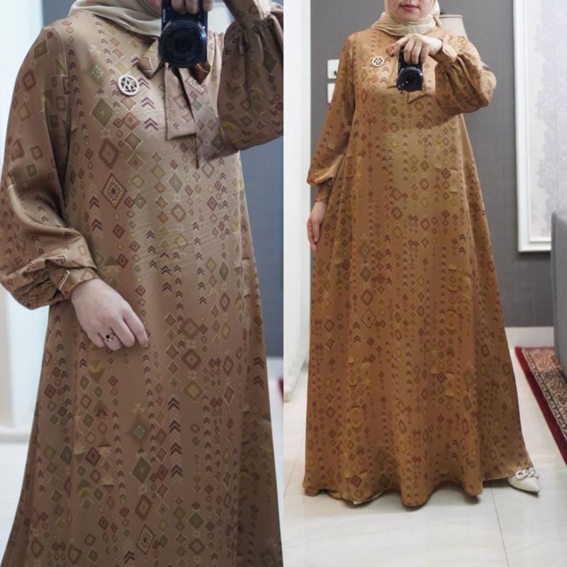 GAMIS RANDOM / KAMLA DRESS BY AMORI MOTIF KE 2/DRESS AMORI/DRESS TERBARU/DRESS BEST SELLER/DRESS VIR