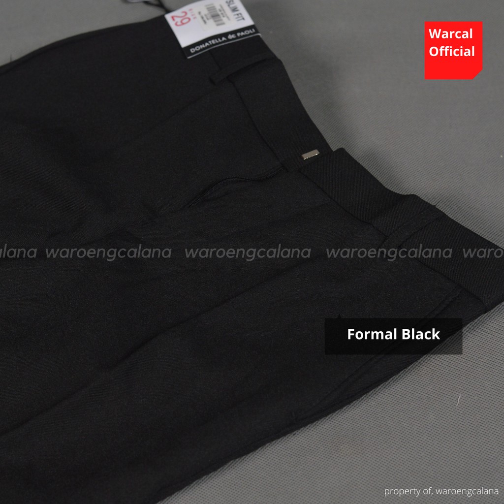 Celana Kerja Casual Formal Black