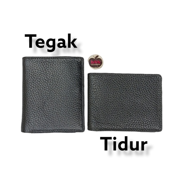 Dompet Pria Kulit Asli Model 3D