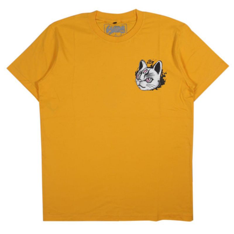 

T-STRET LASTING LOGO CAT ANIMASI - YELLOW