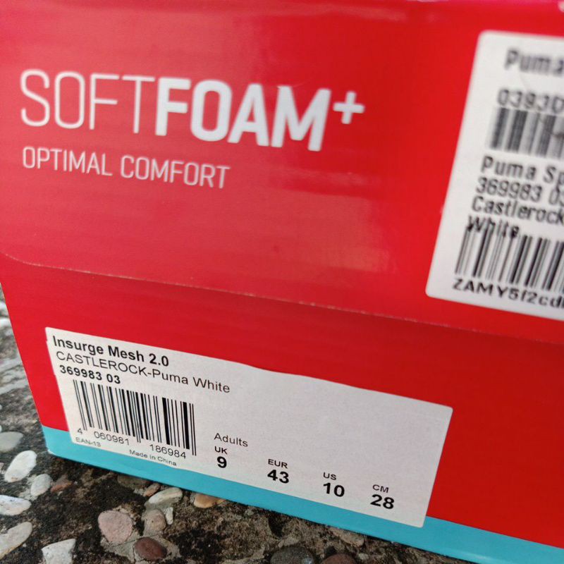 puma insurge mesh white