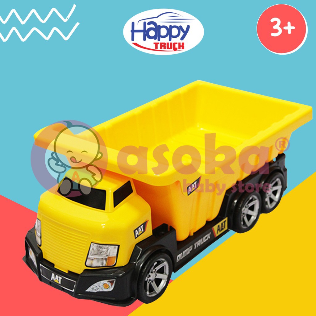 Happy Truck Dump Truck Pasir Mainan Mobilan Truk Anak