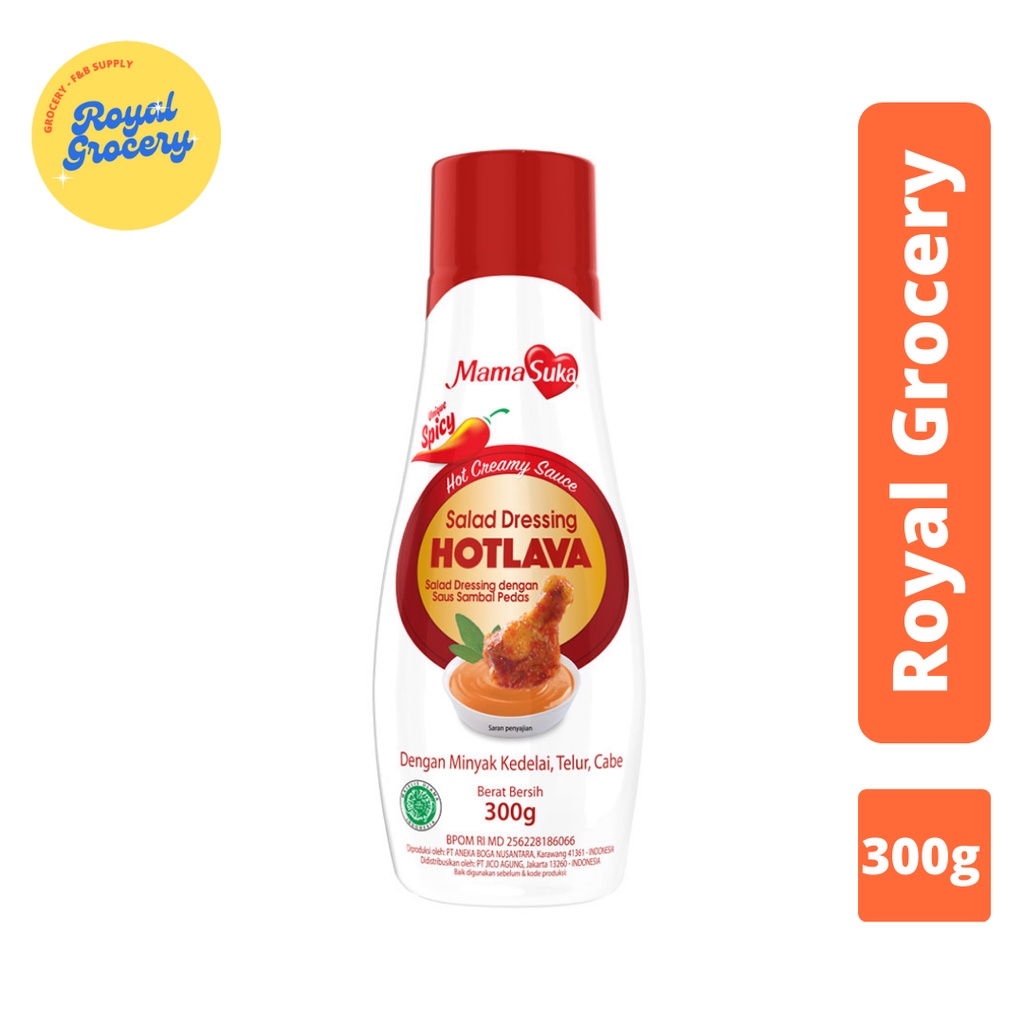 

MamaSuka Salad Dressing Hot Lava Sauce Botol 300g
