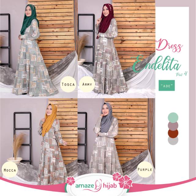Dress Endelita Part4 // Amaze Hijab // Tiara Hijabers