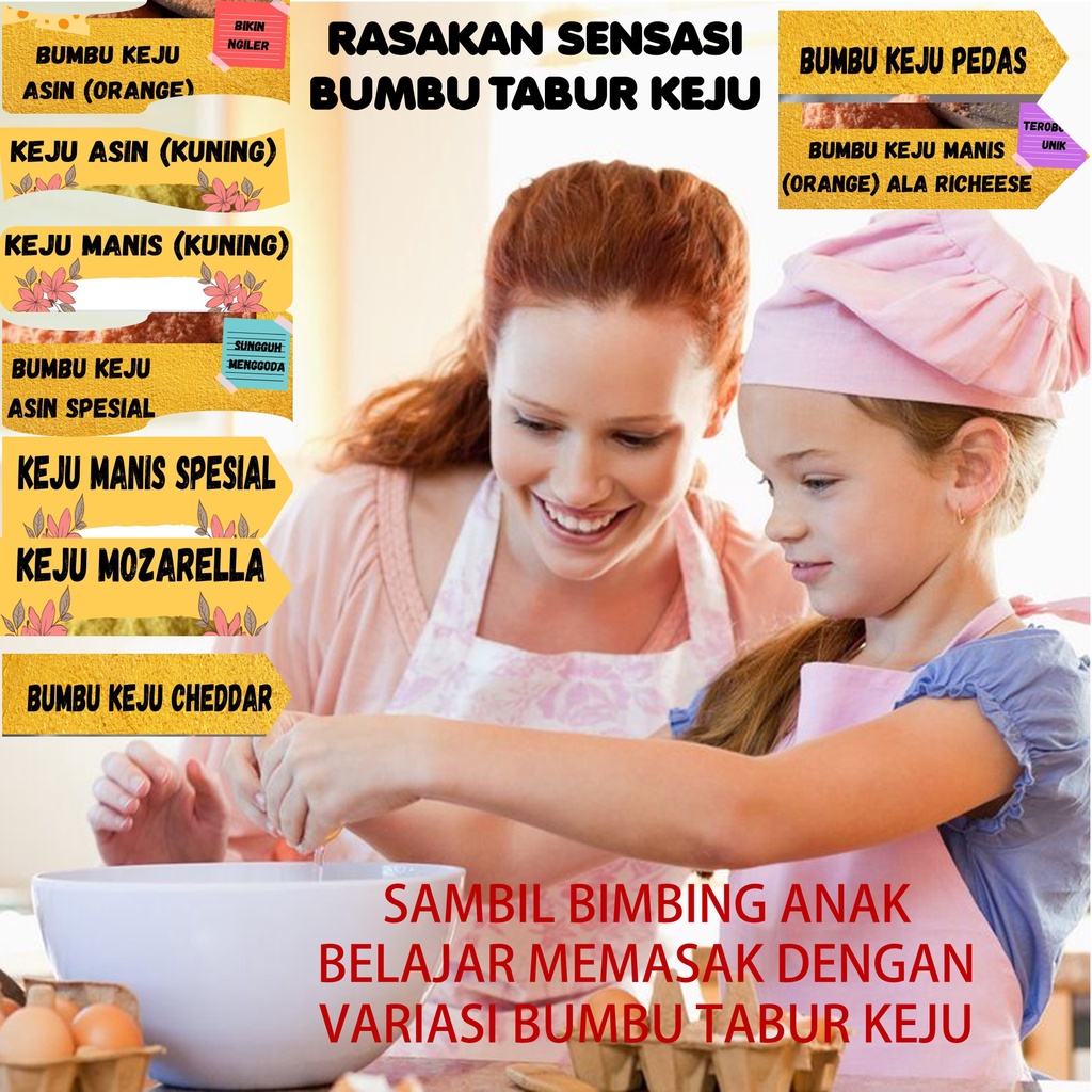 

BUMBU TABUR KEJU ASIN MANIS SPESIAL | BUMBU TABUR RASA KEJU MOZERELLA | Bumbu Tabur Rasa Keju Asin Manis Pedas Spesial Cheddar Kue Bubuk Premium Kerry Antaka Kentang Goreng