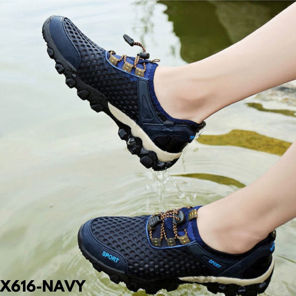 SNEAKERS PRIA ALA COWO SANTAI EASY GOING TREND BAHAN MESH NET IMPORT BERKUALITAS IMPORT 616