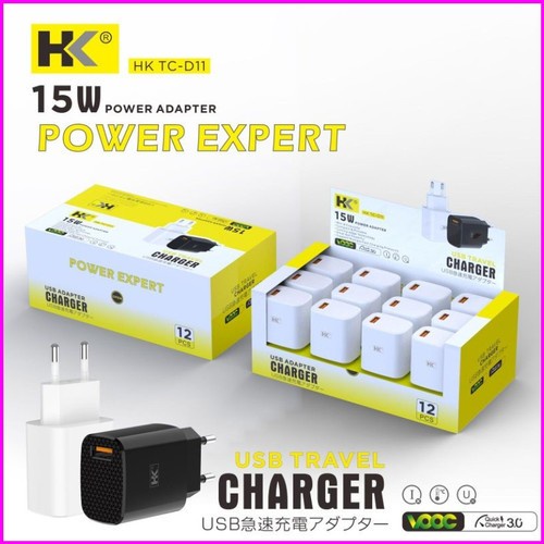 ADAPTOR CHARGER HK D11 QC 3.0 15W 4A fast charging VOOC MIRIP HK D26