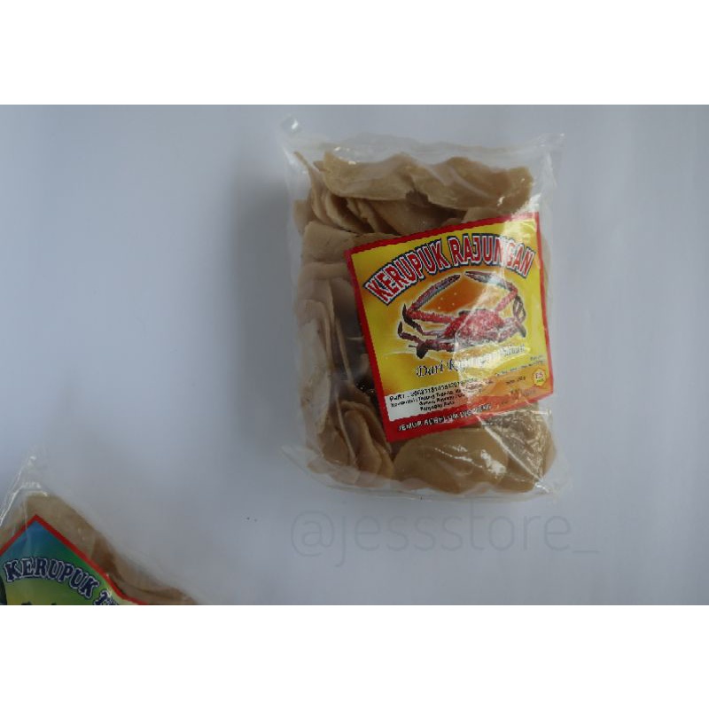 

Kerupuk Rajungan kemasan 250gram