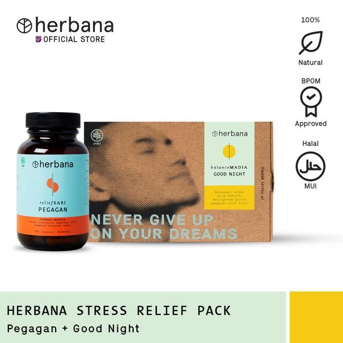 

BAYAR DITEMPAT Herbana Stress Relief Pack /OBAT HERBAL ASAM URAT/OBAT HERBAL PELANGSING/OBAT HERBAL KOLESTEROL/OBAT HERBAL DIABETES