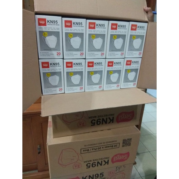 masker sensi KN95 putih