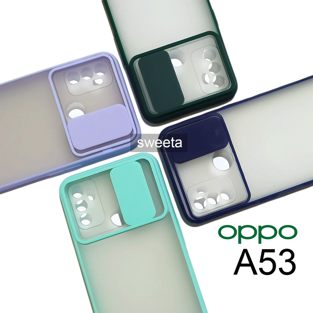 Aero Dove Slide Case Protection - Oppo A53 - sweetacase.id - Camera Geser - Casing Model Kamera Bisa Buka Tutup - Casing Oppo - Kesing - Case