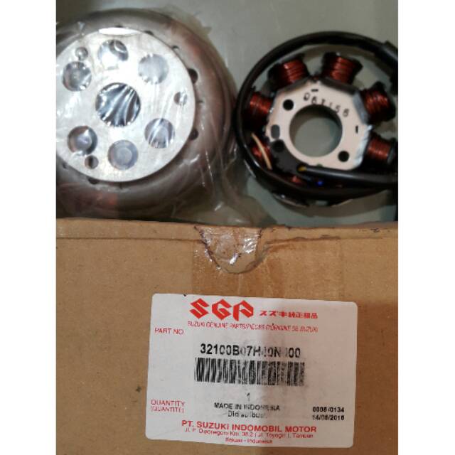 Stator Assy Spull Assy Stator Comp Plus Magnet Suzuki Smash 32100 07H40