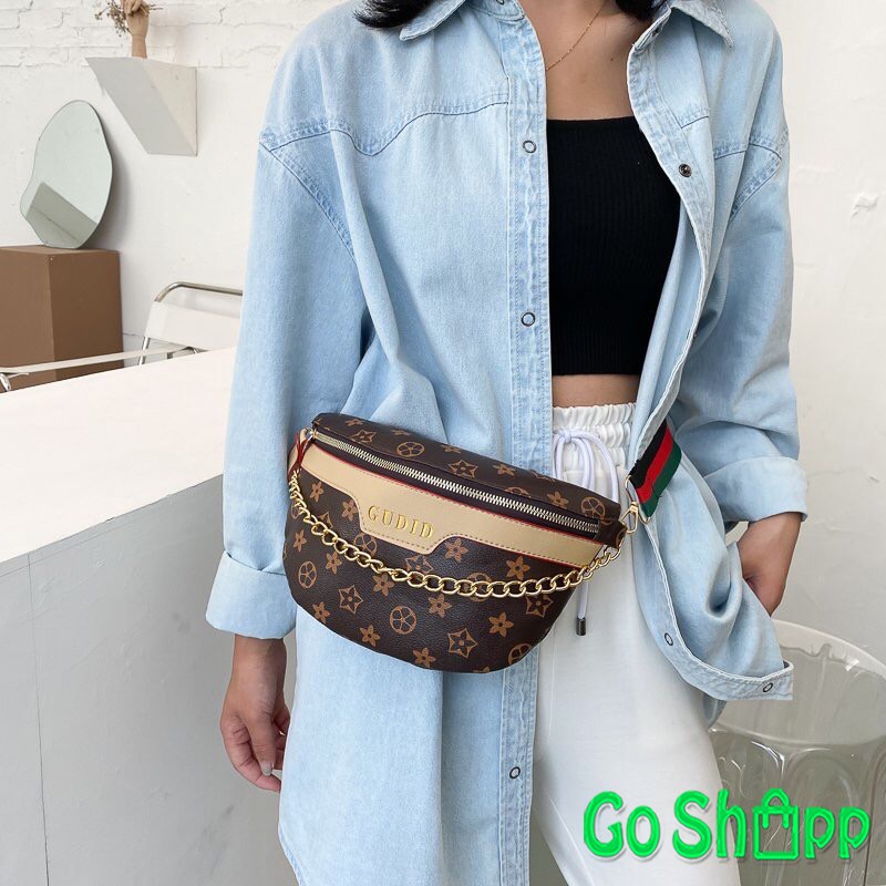 WaistBag Import Kulit Motif Premium - Waist Bag Wanita Fashion Korea - Tas Pinggang Wanita [WB08]