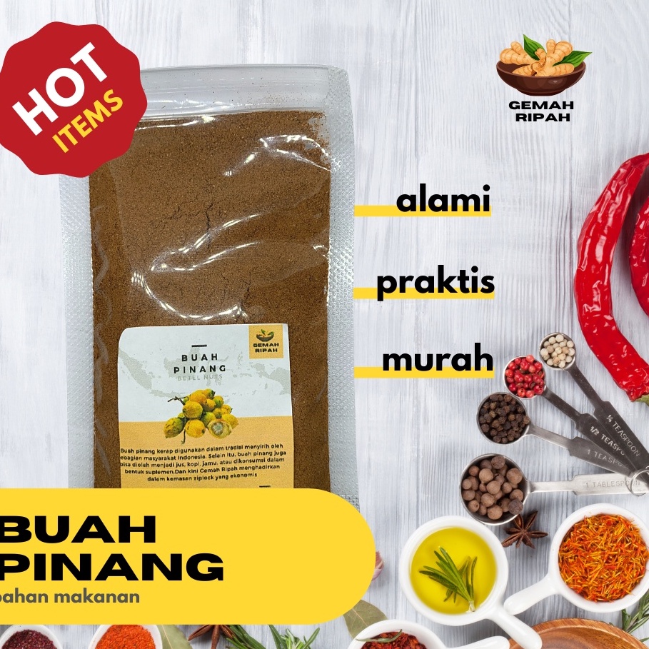 

JAMU PINANG MUDA POWDER / BUBUK JAMBE ORIGINAL / SERBUK PINANG MUDA / OBAT TRADISIONAL / HERBAL ALAMI BUAH PINANG