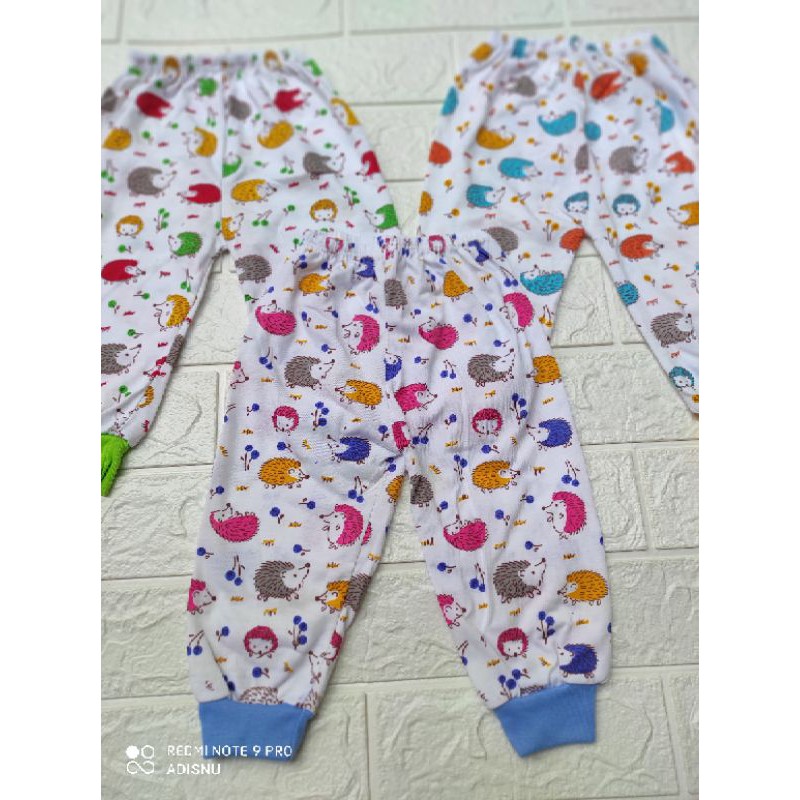 Celana Panjang Bayi Bahan Katun Motif Animal